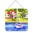 thumbnail image 1 of Carolines Treasures 6129DS66 Sailboat on the lake Wall or Door Hanging Prints 6x6 multicolor, 1 of 1