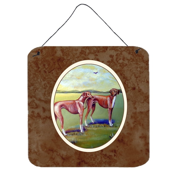 Carolines Treasures 7001DS66 Azawakh Hound Wall or Door Hanging Prints 6x6 multicolor