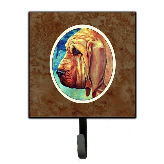 Carolines Treasures 7013SH4 Bloodhound Leash or Key Holder 7Hx4.25W multicolor