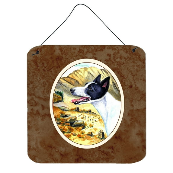 Carolines Treasures 7018DS66 Canaan Dog Wall or Door Hanging Prints 6x6 multicolor