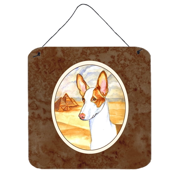 Carolines Treasures 7031DS66 Ibizan Hound Wall or Door Hanging Prints 6x6 multicolor