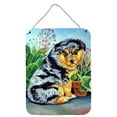 thumbnail image 1 of Carolines Treasures 7045DS1216 Australian Shepherd Puppy Wall or Door Hanging Prints 12x16 multicolor, 1 of 2