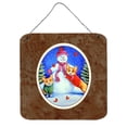 thumbnail image 1 of Carolines Treasures 7048DS66 Snowman with Corgi Wall or Door Hanging Prints 6x6 multicolor, 1 of 1