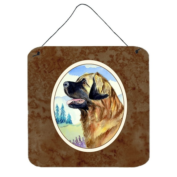 Carolines Treasures 7056DS66 Leonberger Wall or Door Hanging Prints 6x6 multicolor