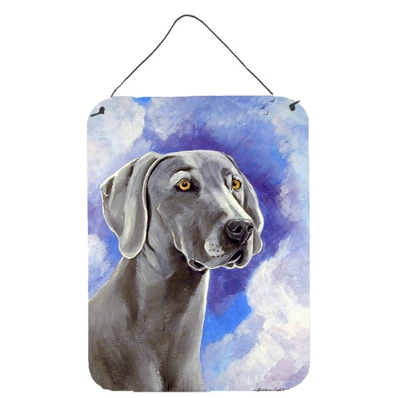 Carolines Treasures 7063DS1216 Weimaraner Azure Skies Wall or Door Hanging Prints 12x16 multicolor