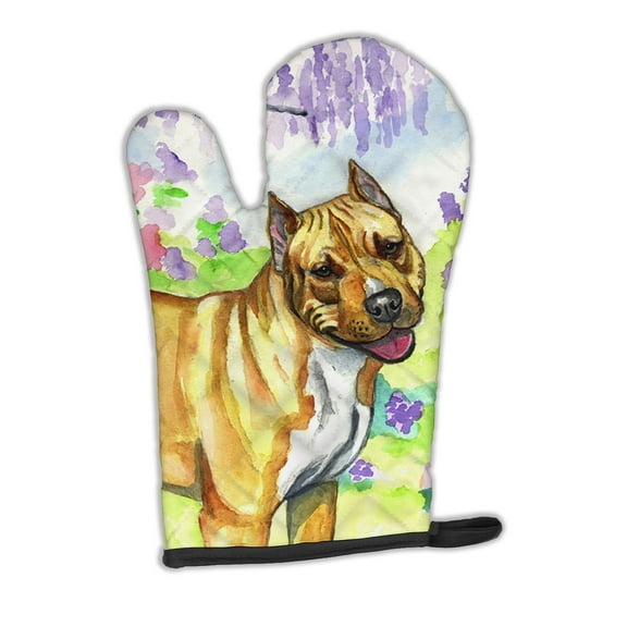 Carolines Treasures 7093OVMT Pit Bull Oven Mitt Large multicolor
