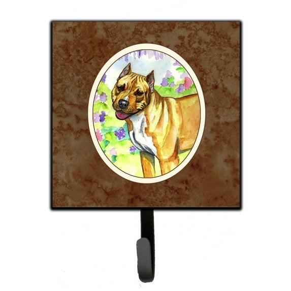 Carolines Treasures 7093SH4 Pit Bull Leash or Key Holder 7Hx4.25W multicolor