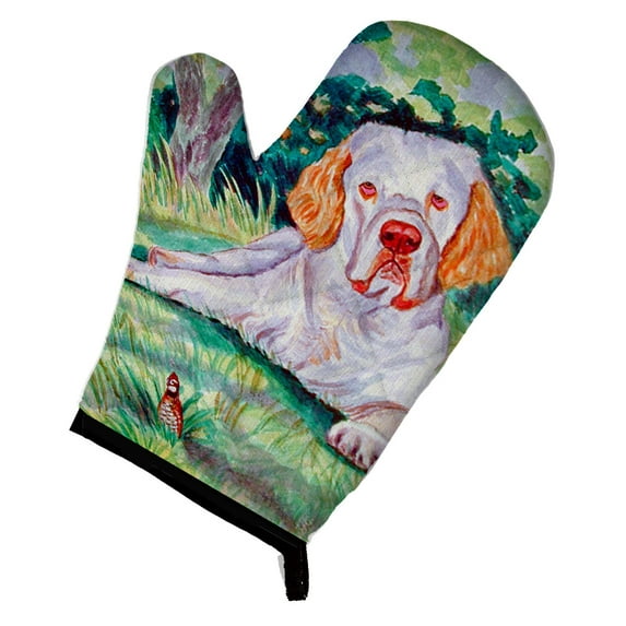 Clumber Spaniel Oven Mitt