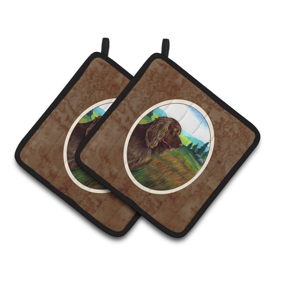 Sussex Spaniel Pair of Pot Holders