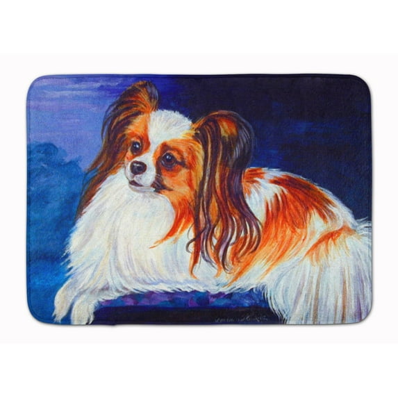 Carolines Treasures 7127RUG Papillon Machine Washable Memory Foam Mat 19 X 27" multicolor