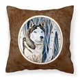 thumbnail image 1 of Carolines Treasures 7137PW1414 Siberian Husky Fabric Decorative Pillow  14Hx14W multicolor, 1 of 4