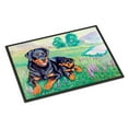 thumbnail image 1 of Carolines Treasures 7141MAT Rottweiler Doormat 18x27 27"L x 18"W multicolor, 1 of 4