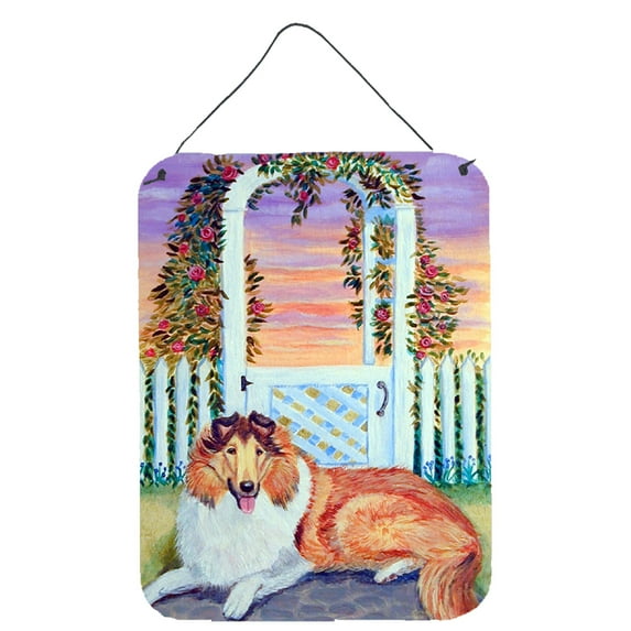 Carolines Treasures 7147DS1216 Collie Wall or Door Hanging Prints 12x16 multicolor