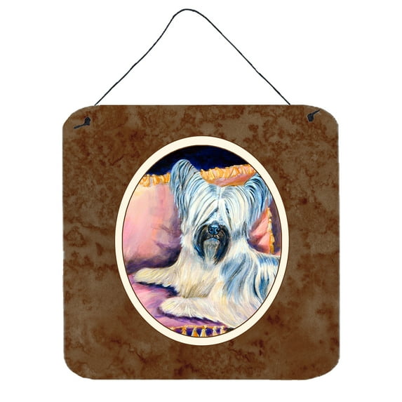 Carolines Treasures 7154DS66 Skye Terrier Wall or Door Hanging Prints 6x6 multicolor