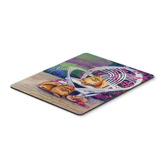 Carolines Treasures 7176MP Red Pomeranians Mouse Pad Hot Pad or Trivet Large multicolor