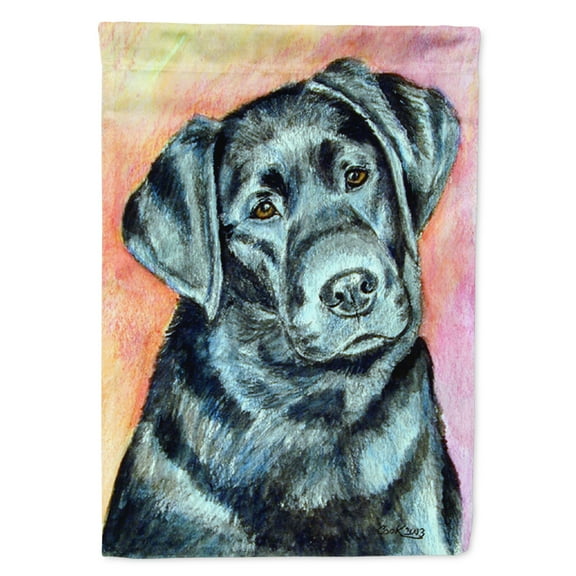 Carolines Treasures 7177-FLAG-PARENT Black Labrador Flag multicolor