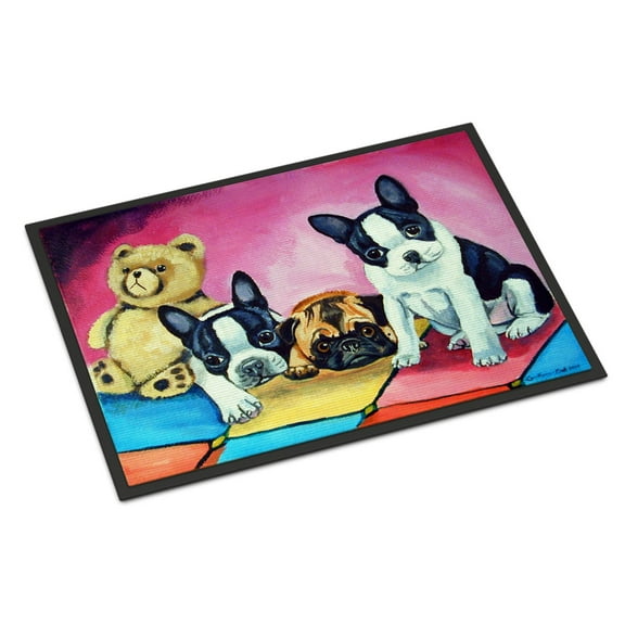 Carolines Treasures 7205MAT Multiple Breeds Doormat 18x27 27"L x 18"W multicolor
