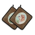 thumbnail image 1 of Carolines Treasures 7229PTHD Petit Basset Griffon Vendeen PBGV Pair of Pot Holders , 7.5HX7.5W, multicolor, 1 of 3
