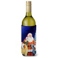 thumbnail image 1 of Carolines Treasures 7232LITERK Santa Claus with Great Dane Wine Bottle Hugger Wine Bottle multicolor, 1 of 1