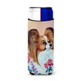 thumbnail image 1 of Carolines Treasures 7237MUK Papillon Ultra Hugger for slim cans Slim Can multicolor, 1 of 6