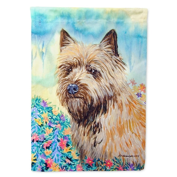 Carolines Treasures 7238-FLAG-PARENT Cairn Terrier Flag  multicolor