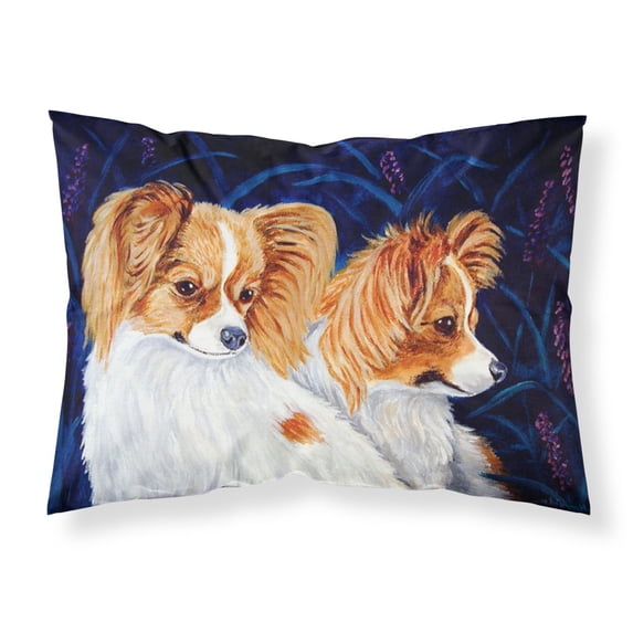 Carolines Treasures 7241PILLOWCASE Papillon Fabric Standard Pillowcase Standard multicolor