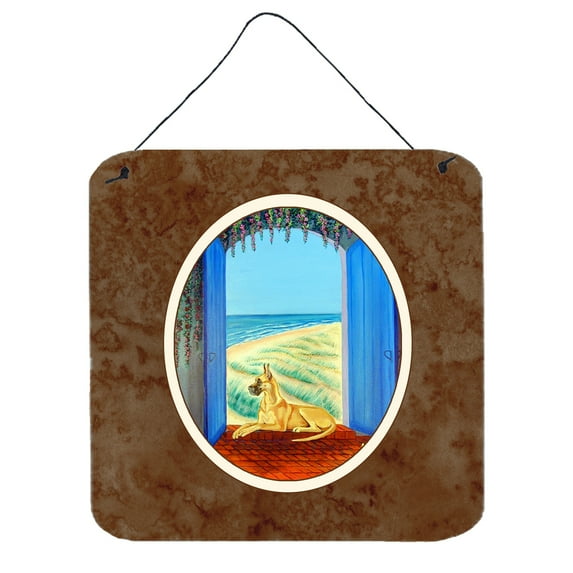 Carolines Treasures 7250DS66 Great Dane Wall or Door Hanging Prints 6x6 multicolor