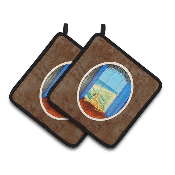 Great Dane Pair of Pot Holders