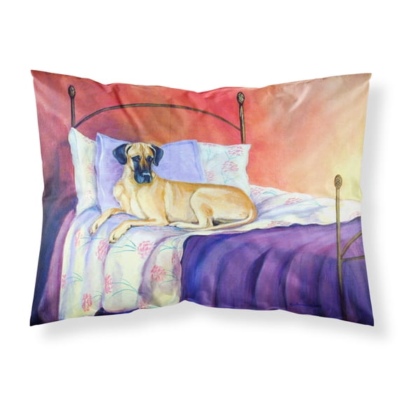 Carolines Treasures 7256PILLOWCASE Great Dane Fabric Standard Pillowcase Standard multicolor