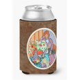 thumbnail image 1 of Caroline's Treasures 7266CC Lady with her Pug Can or Bottle Hugger, Can Hugger, multicolor, 1 of 5