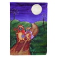 thumbnail image 1 of Carolines Treasures 7281-FLAG-PARENT Trick or Treat Halloween Pug Flag  multicolor, 1 of 2