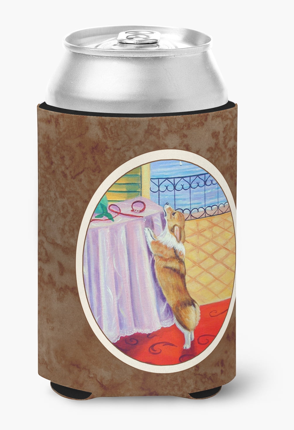 Carolines Treasures 7285CC Corgi Can or Bottle Hugger, 0.25 x 4 x 5.5 in.
