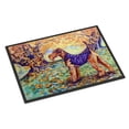 thumbnail image 1 of Carolines Treasures 7343MAT Autumn Airedale Terrier Doormat 18x27 27"L x 18"W multicolor, 1 of 4