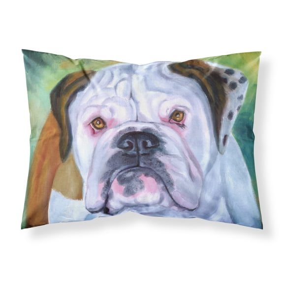 Carolines Treasures 7350PILLOWCASE Miss English Bulldog Fabric Standard Pillowcase Standard multicolor