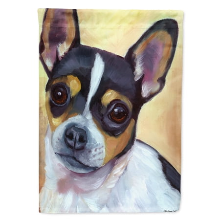 Carolines Treasures 7359GF Chihuahua Black and Tan Garden Flag Garden Size multicolor