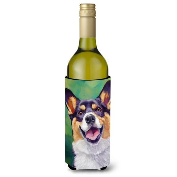 Carolines Treasures 7364LITERK Tricolor Pembroke Corgi Wine Bottle Hugger Wine Bottle multicolor