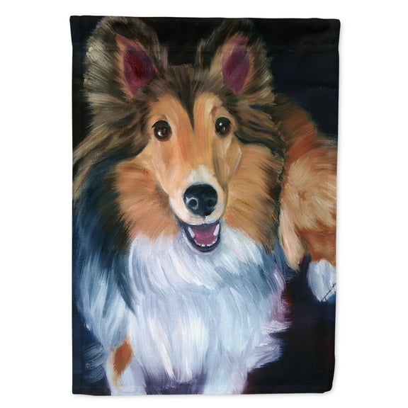 Carolines Treasures 7394GF Sheltie Stand Off Garden Flag Garden Size multicolor