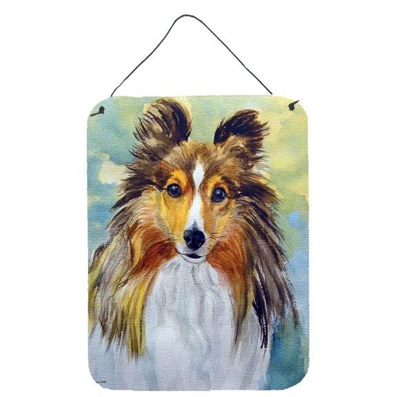 Carolines Treasures 7397DS1216 Sheltie Toby Wall or Door Hanging Prints 12x16 multicolor