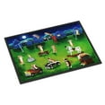 thumbnail image 1 of Carolines Treasures 7403JMAT Corgi Backyard Circus Doormat 24x36 36"L x 24"W multicolor, 1 of 4