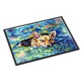 thumbnail image 1 of Carolines Treasures 7409JMAT Corgi Tuckered Out Doormat 24x36 36"L x 24"W multicolor, 1 of 4