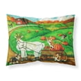 thumbnail image 1 of Carolines Treasures 7414PILLOWCASE Corgi Pumpkin Ride with Goat Fabric Standard Pillowcase Standard multicolor, 1 of 2