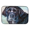thumbnail image 1 of Black Labrador Face Dish Drying Mat, 1 of 2
