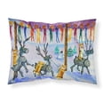 thumbnail image 1 of Carolines Treasures 7443PILLOWCASE Corgi Log Reindeer Race Christmas Fabric Standard Pillowcase Standard multicolor, 1 of 2