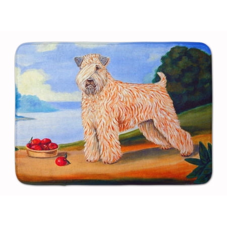 Carolines Treasures Wheaten Terrier Soft Coated Floor Mat, 19" x 27", Multicolor