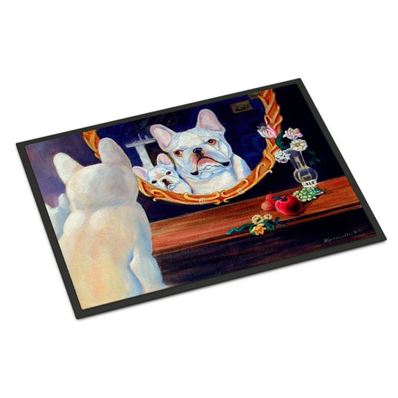 Carolines Treasures 7514JMAT French Bulldog Doormat 24x36 36"L x 24"W multicolor