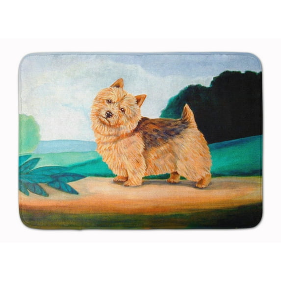 Carolines Treasures 7519RUG Norwich Terrier Machine Washable Memory Foam Mat 19 X 27" multicolor