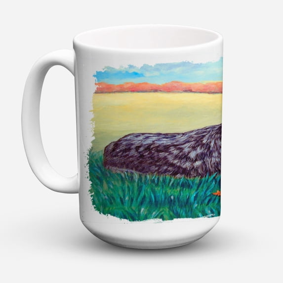 Carolines Treasures 7521CM15 Scottish Deerhound Coffee Mug 15 oz 15 ounce multicolor