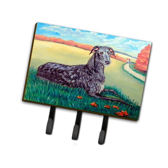 Carolines Treasures 7521TH68 Scottish Deerhound Leash or Key Holder Triple multicolor
