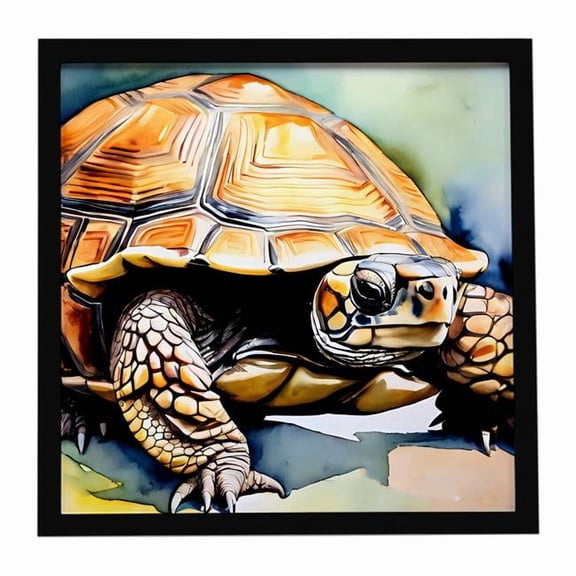 Carolines Treasures 8 x 8 in. Turtles Tortoises Framed Metal Print