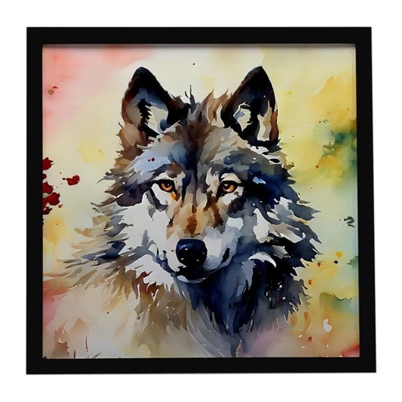 Carolines Treasures 8 x 8 in. Wolves Wolf Framed Metal Print